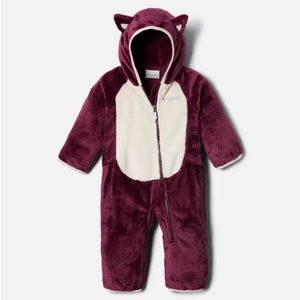Columbia Fox baby Sherpa Bunting 18-24 months